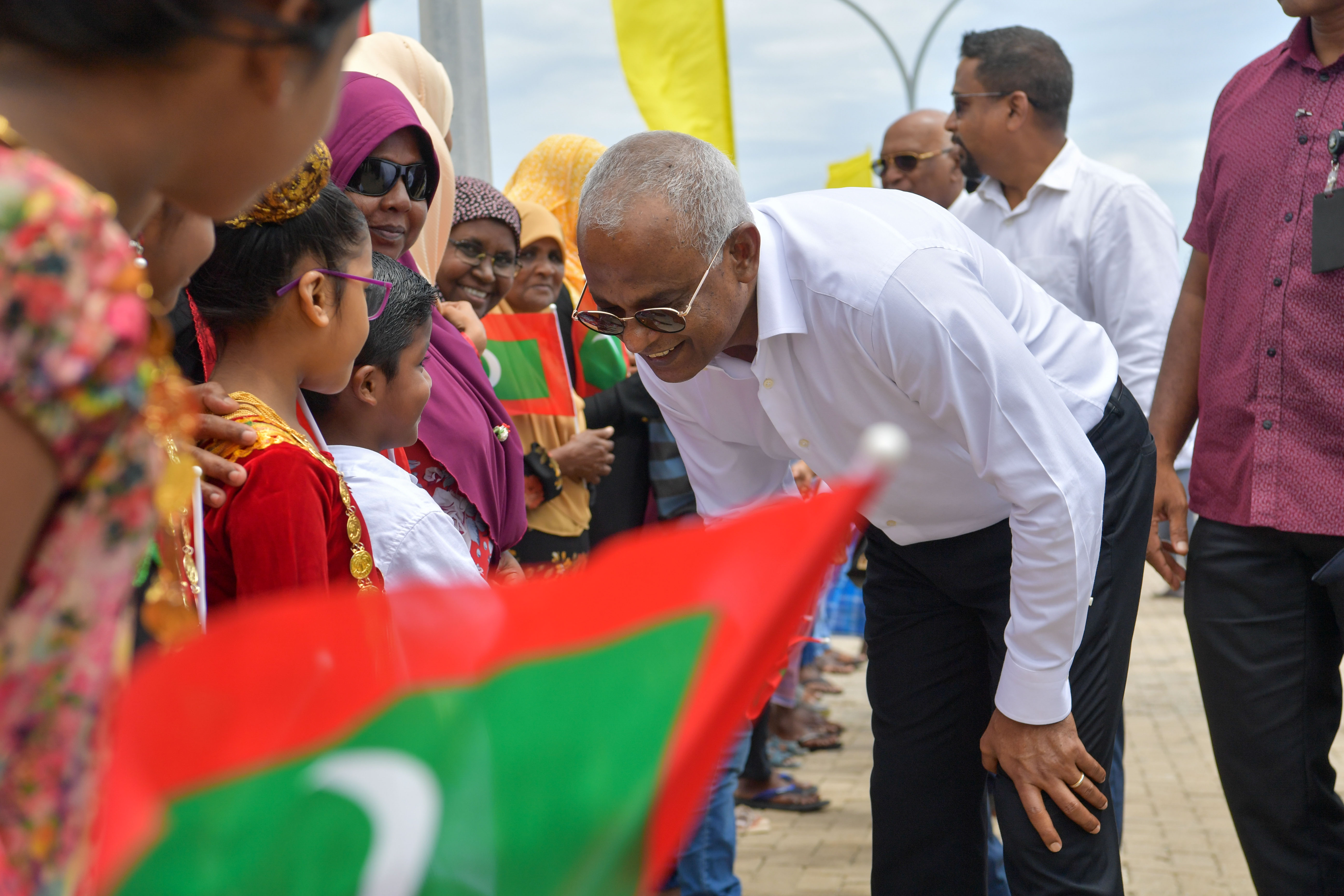 ރައީސުލްޖުމްހޫރިއްޔާ އިބްރާހީމް މުޙައްމަދު ޞާލިޙް ރަސްމީ ދަތުރުފުޅެއްގައި 27 އޯގަސްޓް 2022 ވަން ދުވަހު މ. މަޑުއްވަރިއަށް ޒިޔާރަތްކުރެއްވުން. 