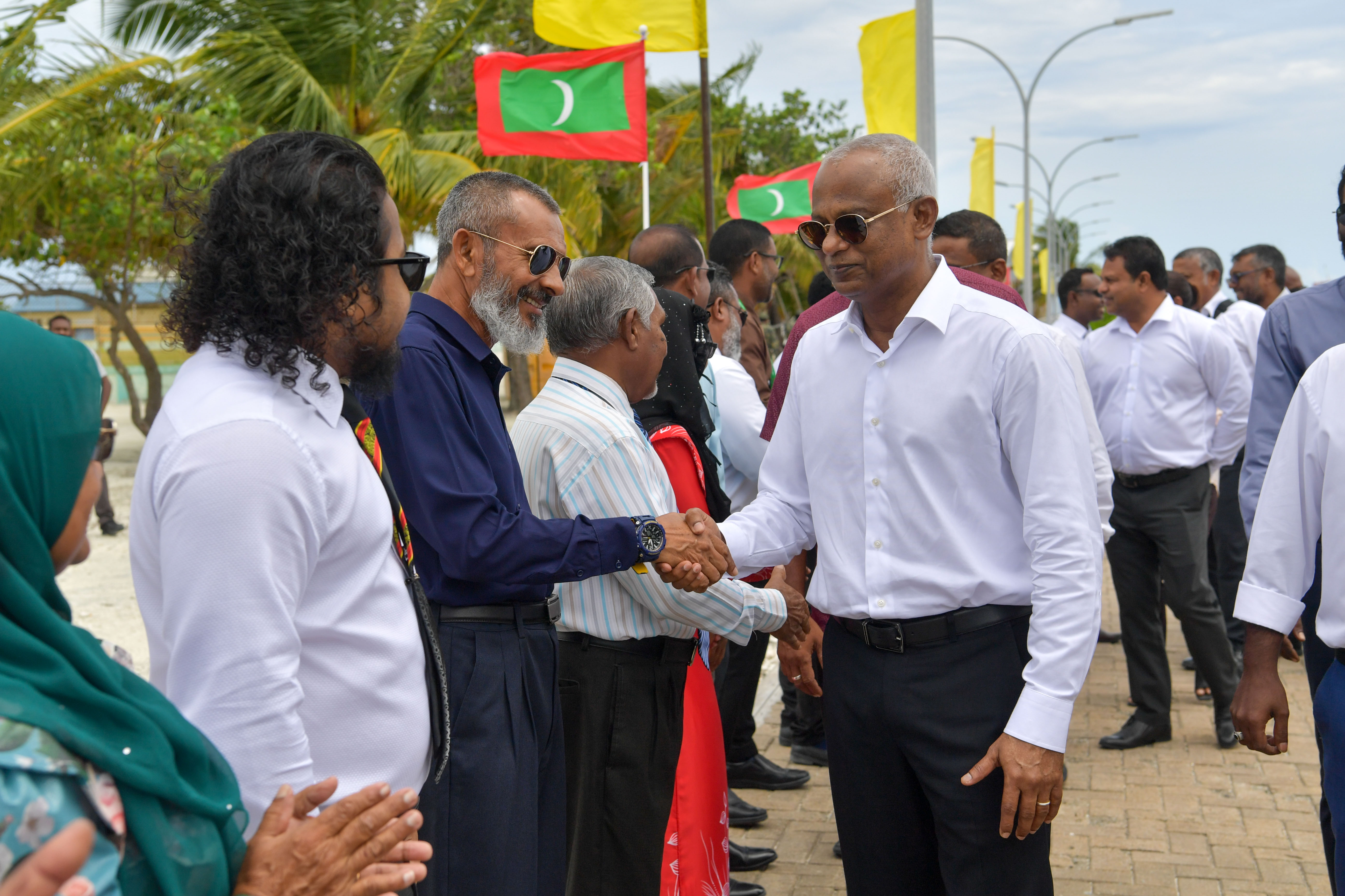 ރައީސުލްޖުމްހޫރިއްޔާ އިބްރާހީމް މުޙައްމަދު ޞާލިޙް ރަސްމީ ދަތުރުފުޅެއްގައި 27 އޯގަސްޓް 2022 ވަން ދުވަހު މ. މަޑުއްވަރިއަށް ޒިޔާރަތްކުރެއްވުން. 