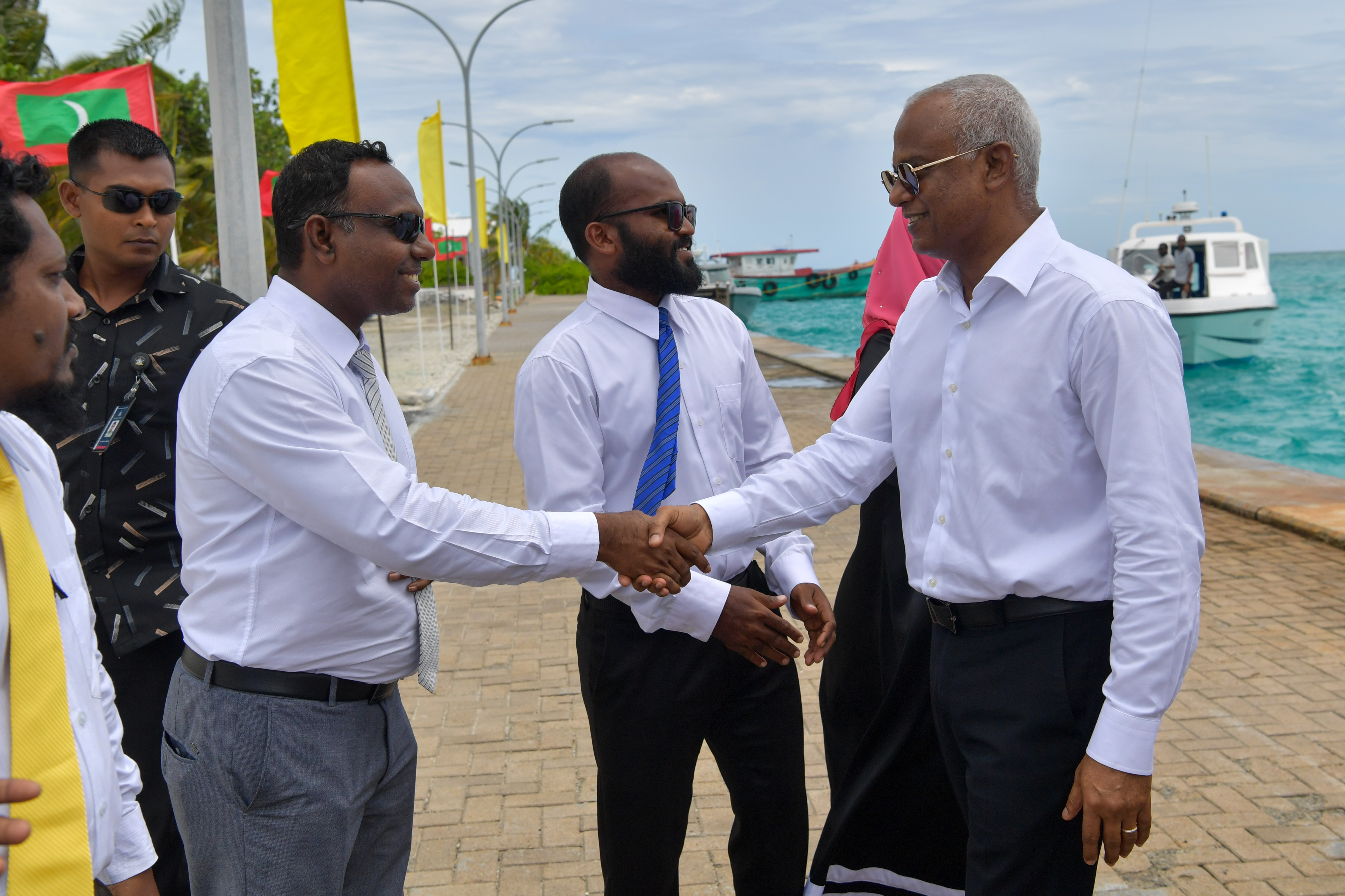 ރައީސުލްޖުމްހޫރިއްޔާ އިބްރާހީމް މުޙައްމަދު ޞާލިޙް ރަސްމީ ދަތުރުފުޅެއްގައި 27 އޯގަސްޓް 2022 ވަން ދުވަހު މ. މަޑުއްވަރިއަށް ޒިޔާރަތްކުރެއްވުން. 