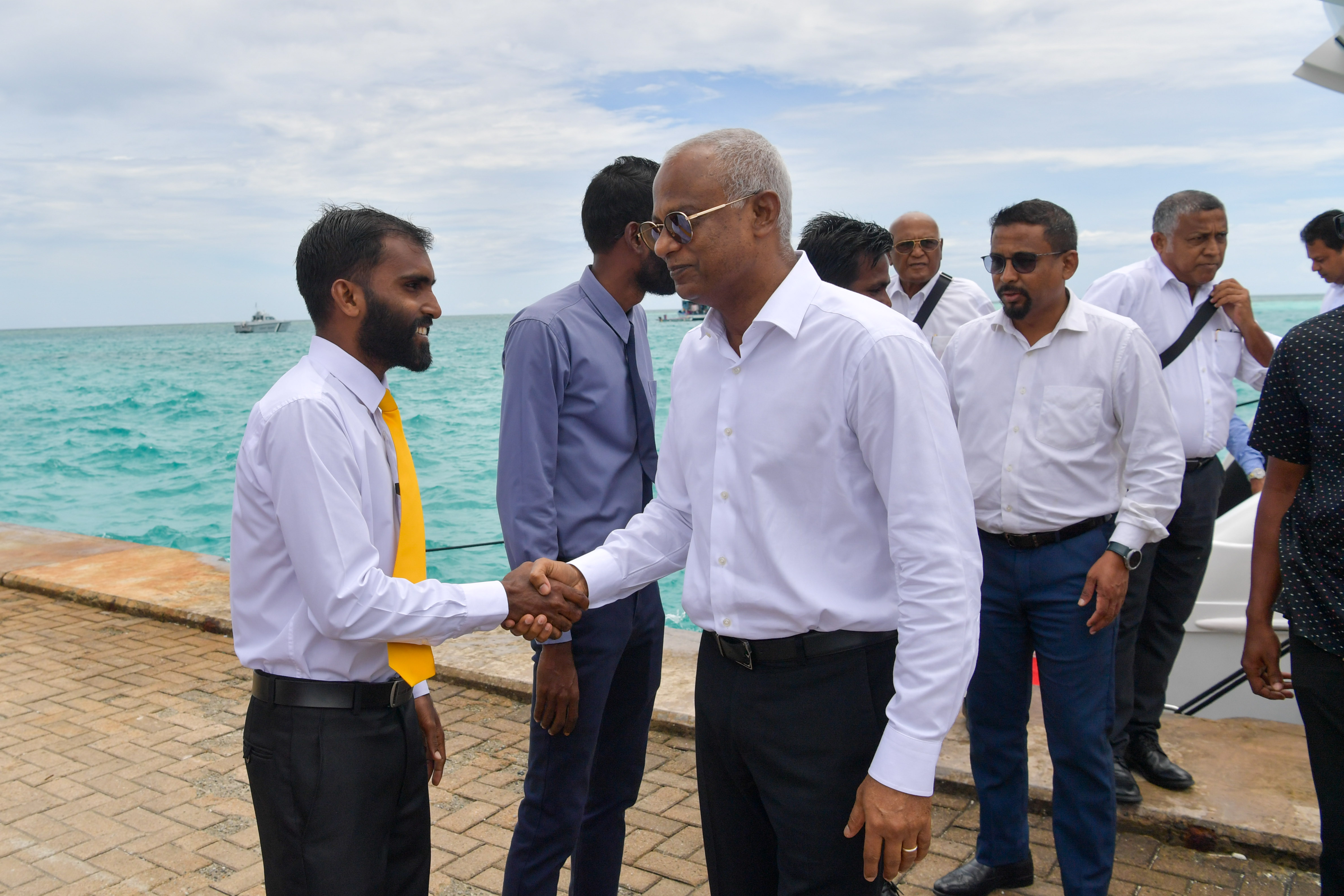 ރައީސުލްޖުމްހޫރިއްޔާ އިބްރާހީމް މުޙައްމަދު ޞާލިޙް ރަސްމީ ދަތުރުފުޅެއްގައި 27 އޯގަސްޓް 2022 ވަން ދުވަހު މ. މަޑުއްވަރިއަށް ޒިޔާރަތްކުރެއްވުން. 