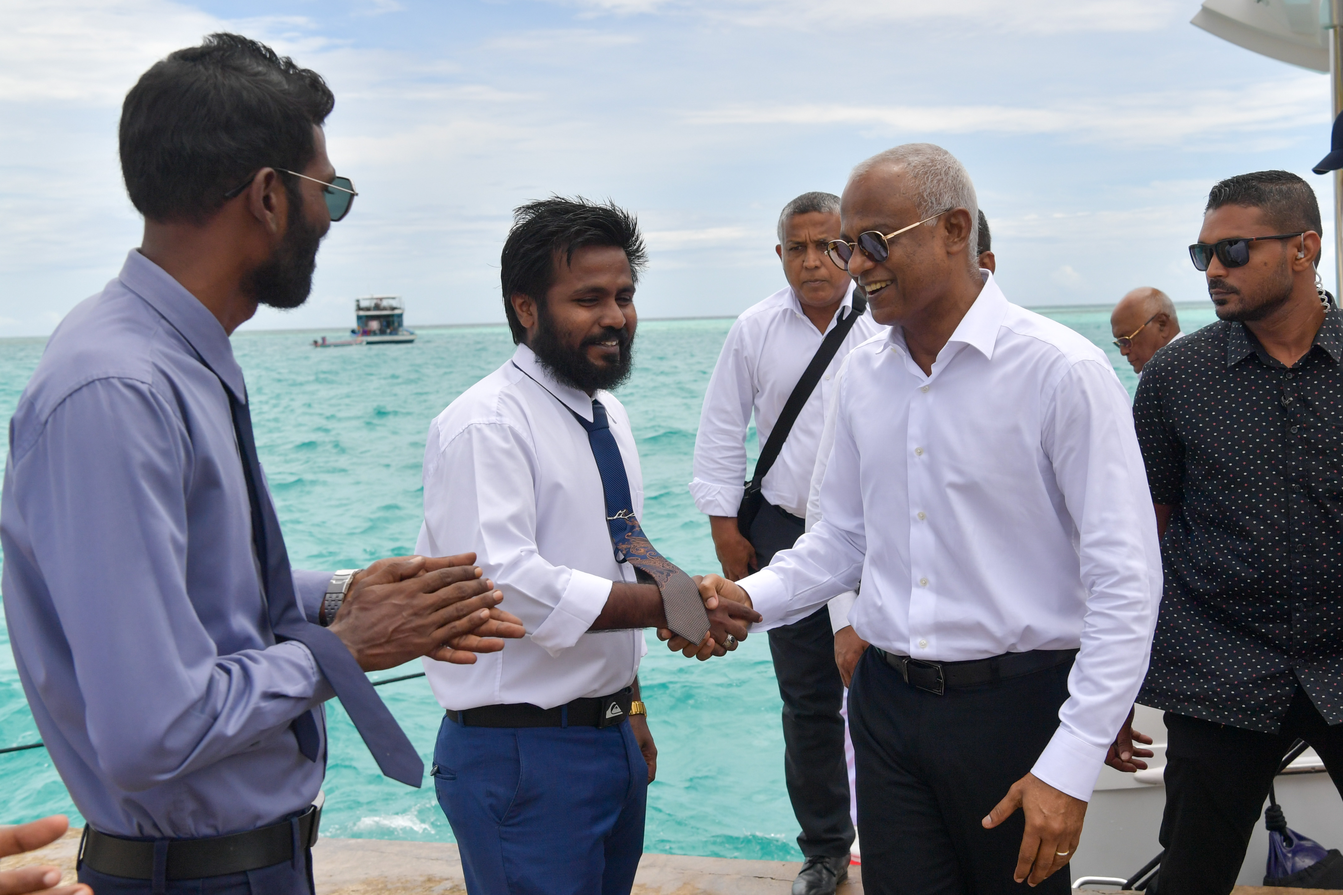 ރައީސުލްޖުމްހޫރިއްޔާ އިބްރާހީމް މުޙައްމަދު ޞާލިޙް ރަސްމީ ދަތުރުފުޅެއްގައި 27 އޯގަސްޓް 2022 ވަން ދުވަހު މ. މަޑުއްވަރިއަށް ޒިޔާރަތްކުރެއްވުން. 